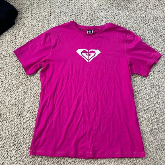 Roxy Fuchsia Rash Guard - Picture 1 of 5